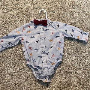 Baby button up onsie